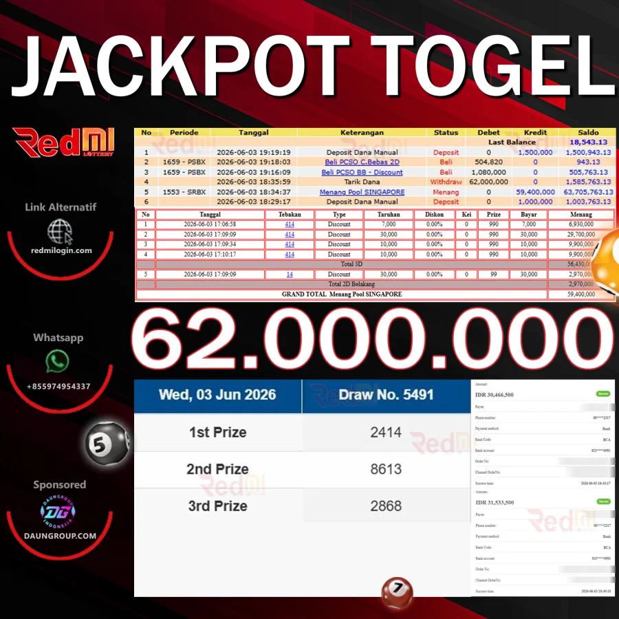 JACKPOT TOGEL SINGAPORE