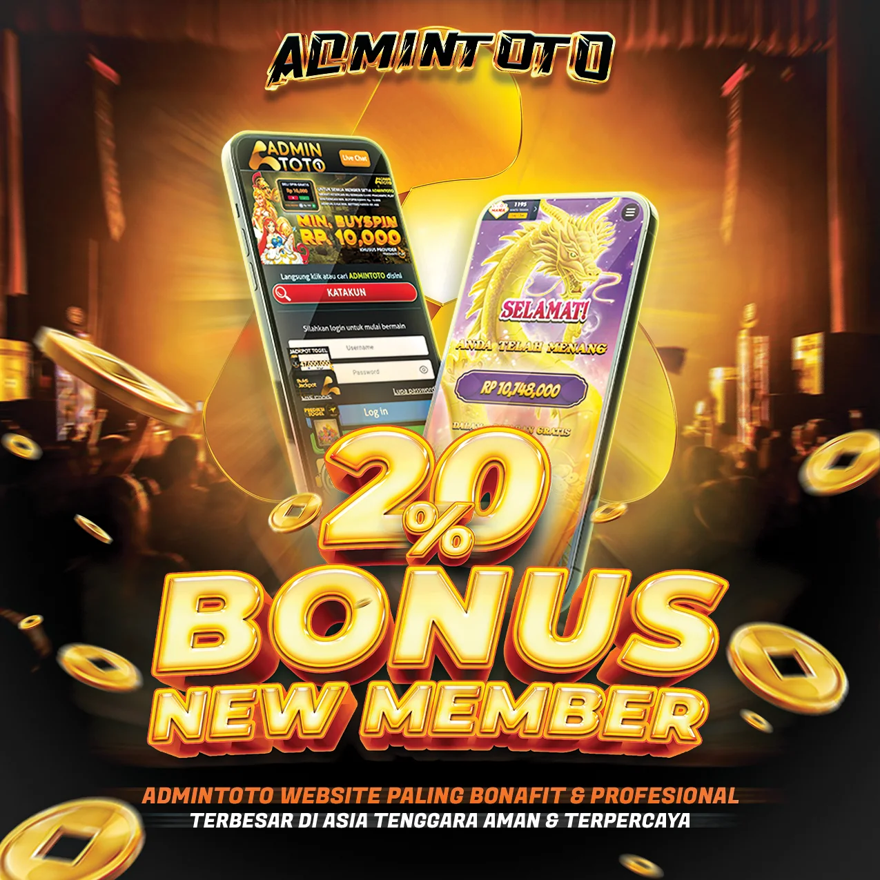 BONUS NEW MEMBER 20%